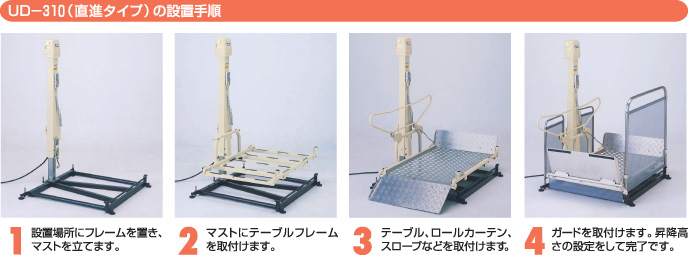 車椅子用　電動昇降機UD-310・M